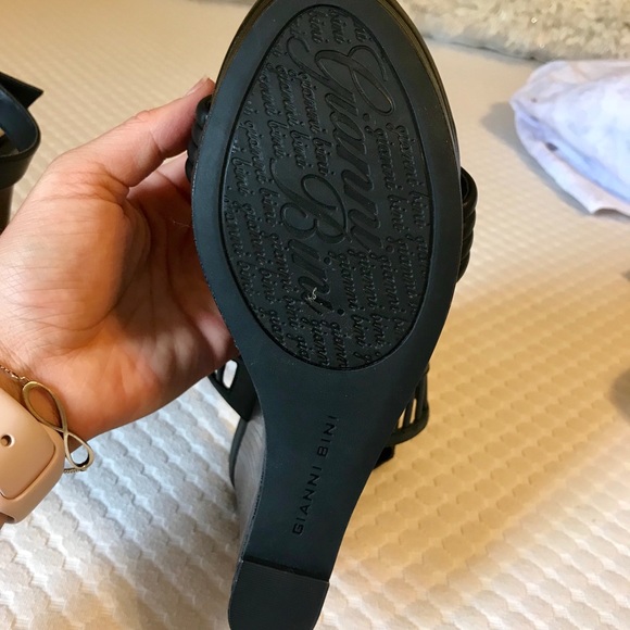 Brown/black wedges - Picture 3 of 4